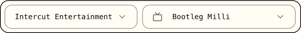 org and project switcher screenshot